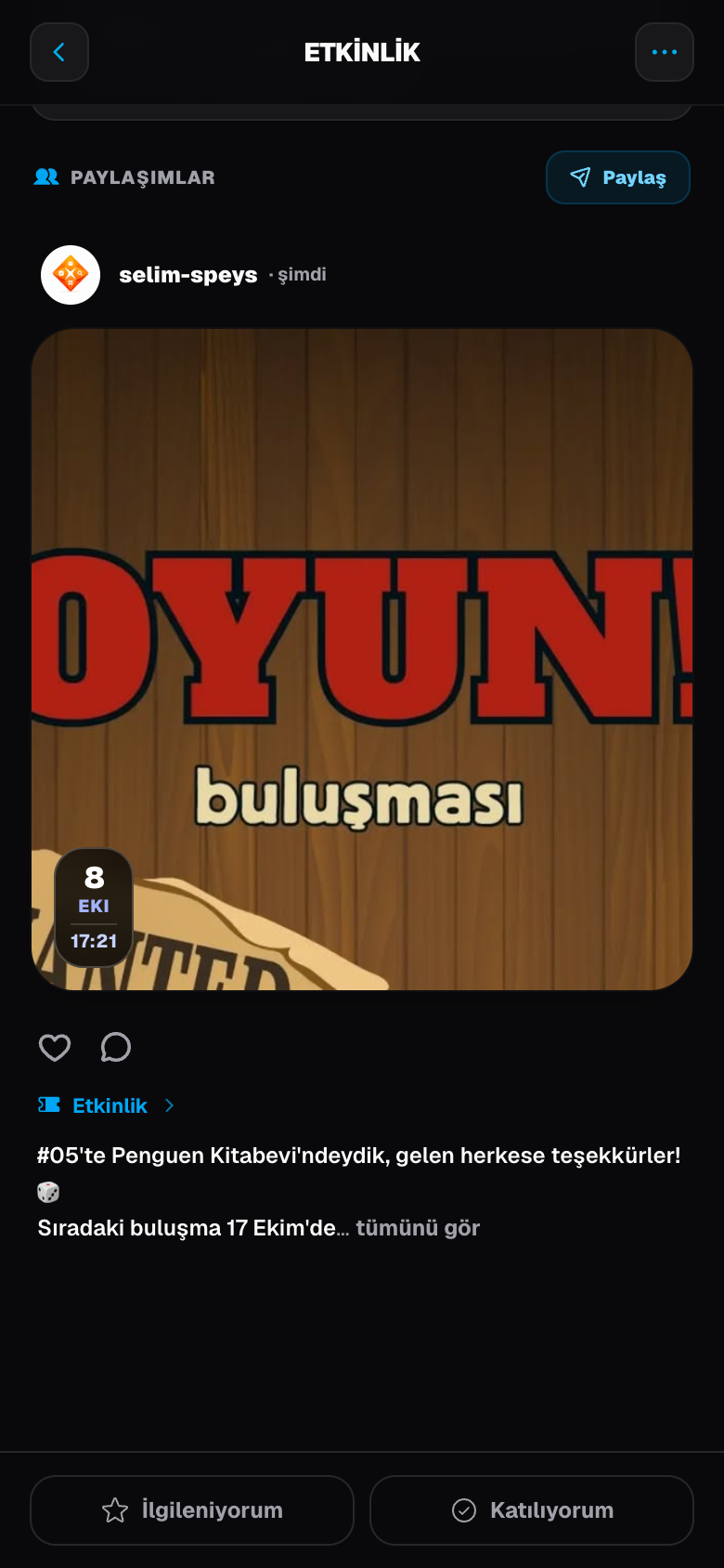 MOLA topluluğunda #05 buluşmasından paylaşım